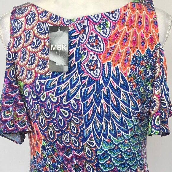 MSK Multi Color Loose fitting Dress PM - Picture 4 of 9